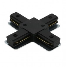 Σύνδεσμος Ράγας Σταυρός 2 Καλωδίων Μαύρος 24-181